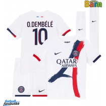 Paris Saint-Germain Ousmane Dembele #10 Bortedraktsett Barn 2025-26 Kortermet (+ Korte bukser)